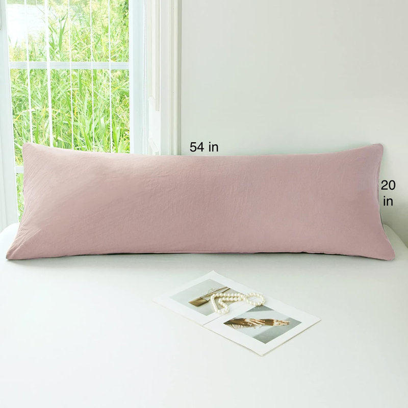 Reversible Pillow Cover, Pink