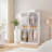 79" Closet Storage System, Wardrobe With Two Hanging Zones-1216974941