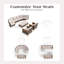 Salem Wicker Outdoor Patio Ottomans-96901701
