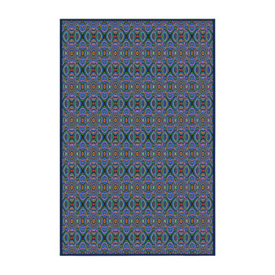 Tapis décoratif géométrique Peterkin