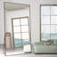 Aluminium Rectangle Mirror with Hooks-117531123-117531124