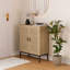  2 Door Tall Rattan Sideboard