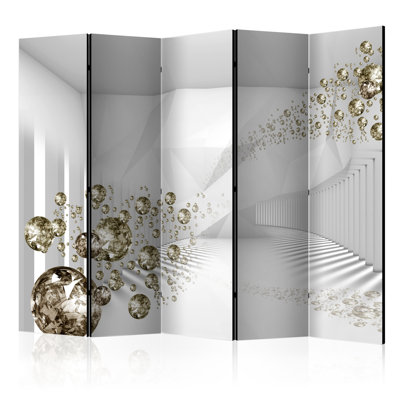 Aramantha 172cm H Solid Wood Folding Room Divider