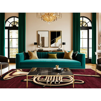  Tapis lavable en cor français