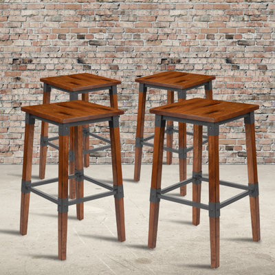 Wood Dining Barstool