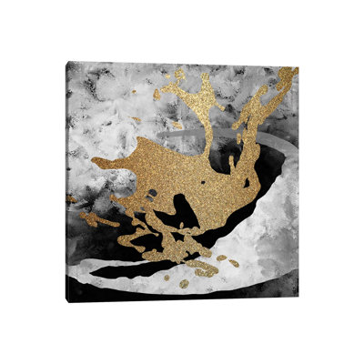 Gold Splash I by Kimberly Allen - Print on Canvas