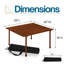Table d'appoint pliante sahil-266491308