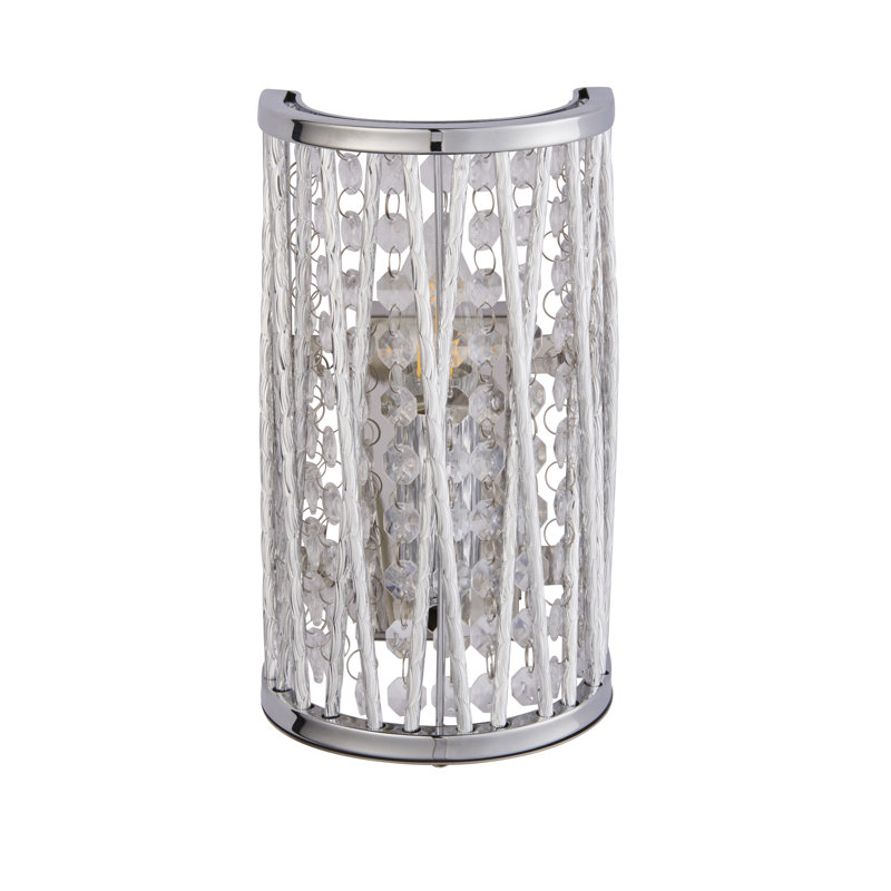 Chrome Flush Mounted Sconce