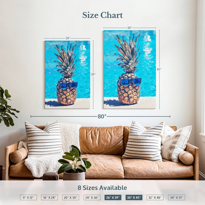 Ananas frais Yarlin, H 39 po x l 26 po
