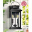 Lanterne murale d'extérieur noir Dusk to Dawn-659327887