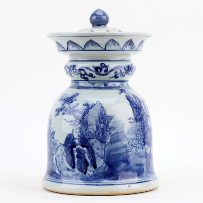 Handmade Porcelain China Ginger Jar