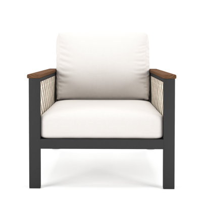 Townsend Metal Outdoor Lounge Chair with Sunbrella Cushions by Birch Lane