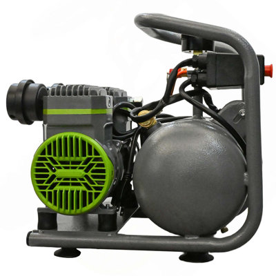Quiet Low Noise Portable Oil Free Air Compressor with Tank, 110V High Pressure Pneumatic Pump for Garage, Workshop, Woodworking, Tire Inflation