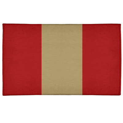 Tapis à rayures de football san francisco