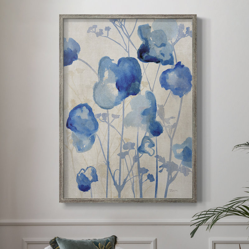 Blue Day Dawning Framed Print - Solid Wood, 30" H x 24" W