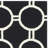 Rodgers Hand Woven Flat Weave Wool/Cotton Geometric Rug in Black/Gray-1216001462