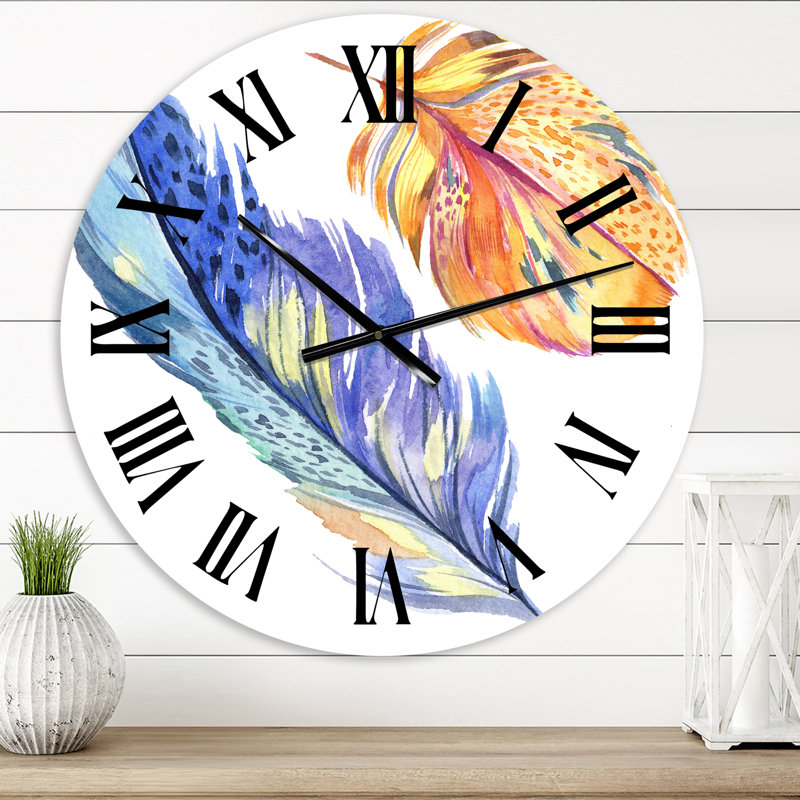 Horloge murale bohème et éclectique, Petit