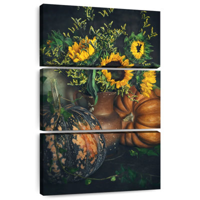 Harnek, citrouille et tournesols