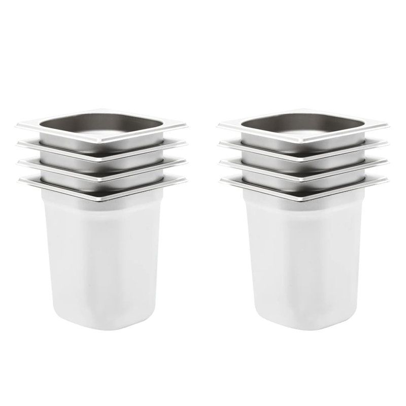 2-4 L Stainless Steel Pan, 20cm H x 17.6cm W x 16.2cm D