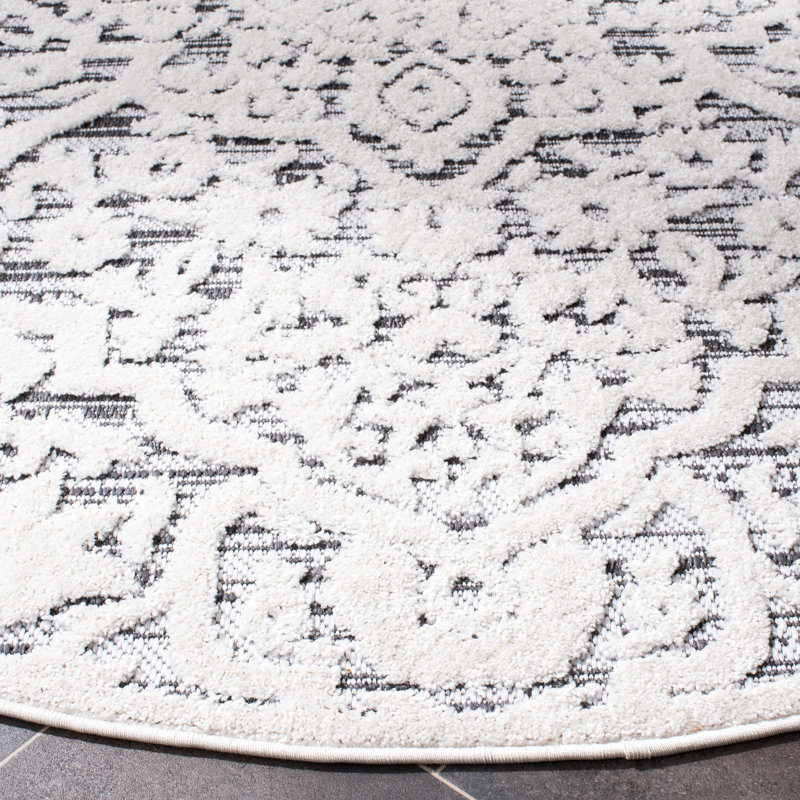 Tapis d'intérieur et d'extérieur Gattaca Jake , Rond 8 pi