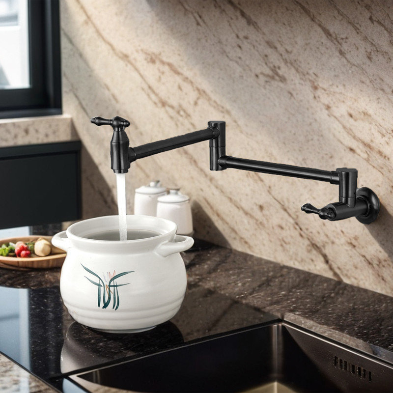 Robinet de cuisine Casa Eclat, Noir mat