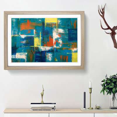 Abstract Art Painting Vol.277 by S.Johnson - Framed Print