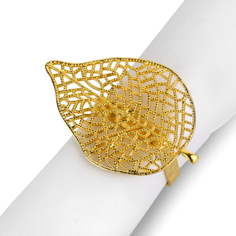 Metal Napkin Ring, Gold