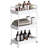 Lidia 66.5cm H x 40.1cm W Utility Cart with Wheels-1699981299