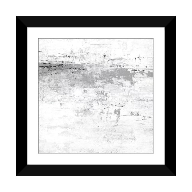 «Blizzard I», reproduction sur toile, Papier d'art encadré noir, H 24 po x l 24 po x P 1 po