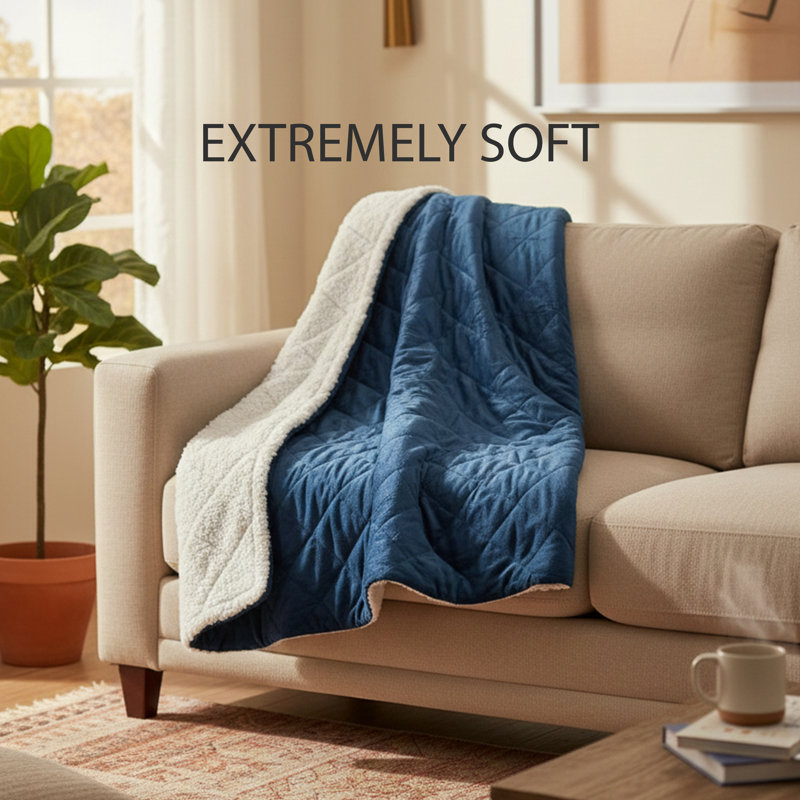 Quilted Throw Blanket