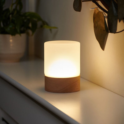 Alazah Elara Rechargeable Wireless Table Lamp with Remote