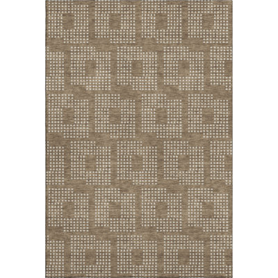 Premium Machine Washable Prisco Brown Rug