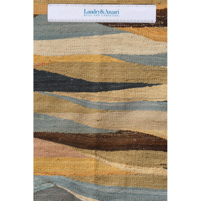 Tapis nouvel âge rectangulaire unique 10 pi 4 po x 13 pi 9 po Kilims, Flatweaves and Dhurries