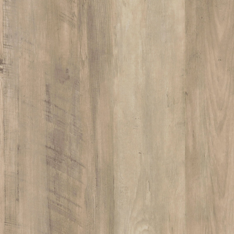 White And Distressed Pine 65-Inch 8-Shelf Bookcase