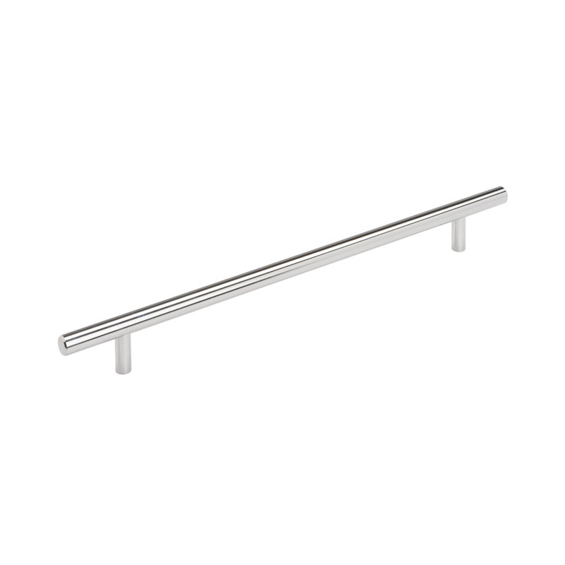 Poignées de barre centre à centre, Chrome poli, 10 1/16", 1