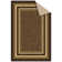 Non-Slip Bordered Area Rug For Living Room, Hallway, Entryway Rug
