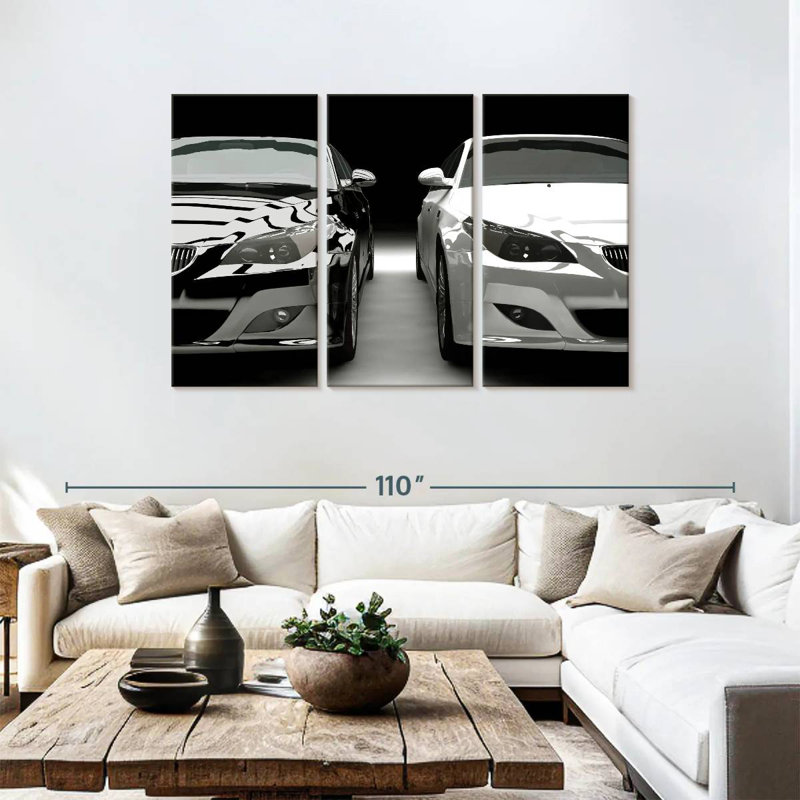 Mehar Glossy Limousine Cars, 48" H x 74" W