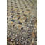 Tapis jaune nouvel âge de conception unique 12 pi 8 po x 20 pi 7 po