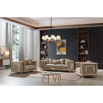Kety 3 Piece Living Room