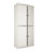 100% Solid Wood 6-Shelf Bookcase, Shaker Doors, Adjustable Shelves, 32" Wide, 71.5" Tall-1296226499