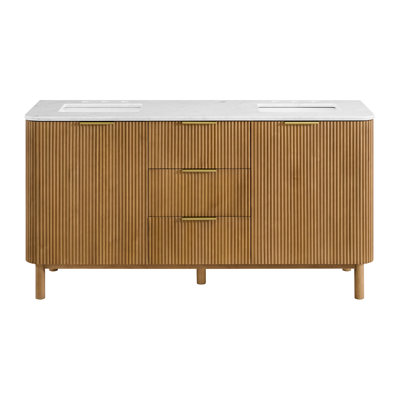 Meuble-lavabo double 66 po Nova