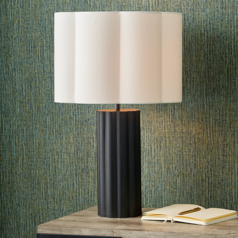 Metal Table Lamp, 27.56" H x 17.72" W x 17.72" D