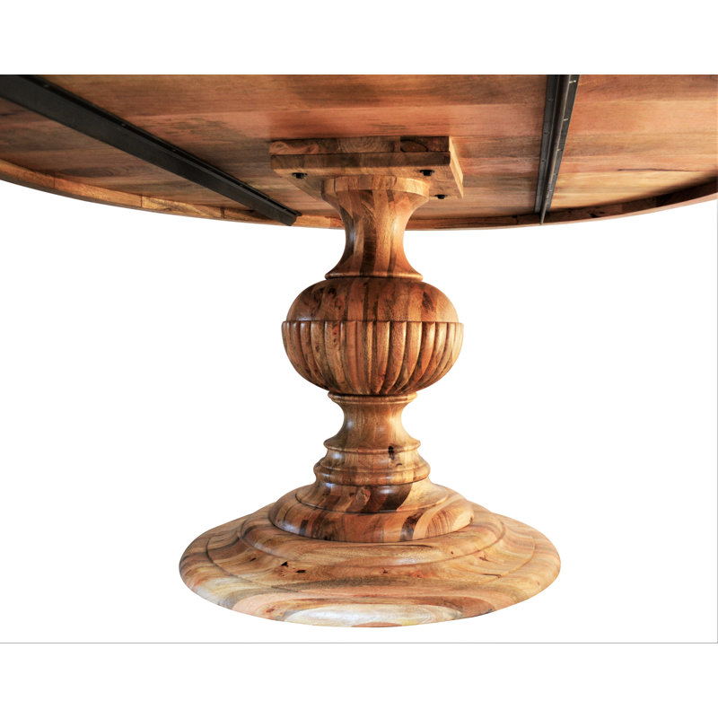 Hurless Round Solid Wood Dining Table, 30" H x 60" W x 60" D