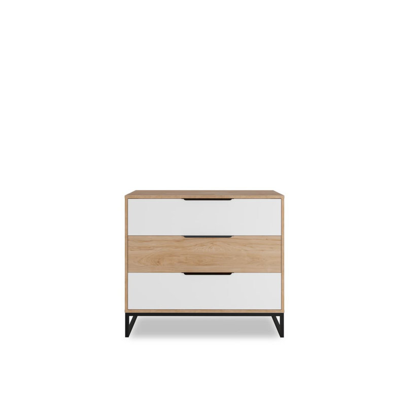 Agigail 90cm W 3 - Drawer Chest of Drawers