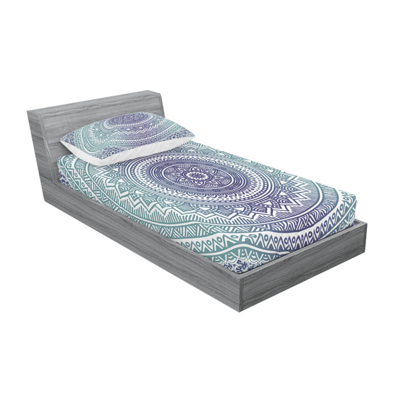 Microfiber Sheet Set, Twin XL Sheet Set with 1 Pillowcase, Dark Blue