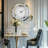 Kindalyn Round Mirrored Wall Clock with Crushed Diamond Inlay-2146408664-2138531468
