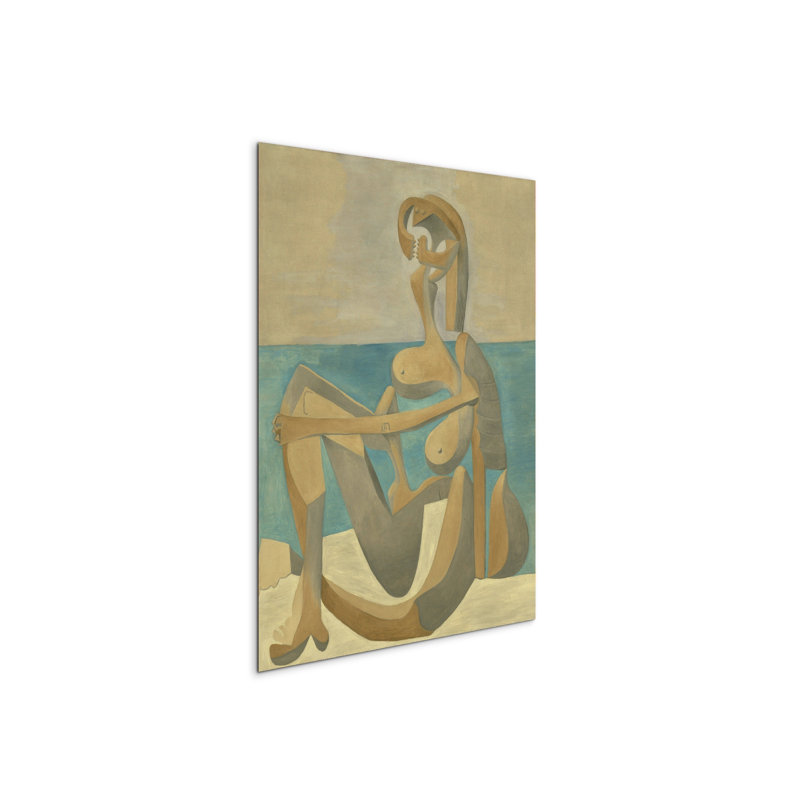 Homage to Pablo V by Art Studio 77.5cm H x 58cm W MetalArt Materic Aluminum Satin Effect, Frameless Panel, Lightweight Ready to Hang