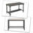 Avett 6 - Piece Trestle Dining Set with Shelf-93357309-93357308