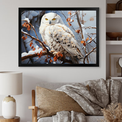 «Snowy Owl Winter I», reproduction sur toile