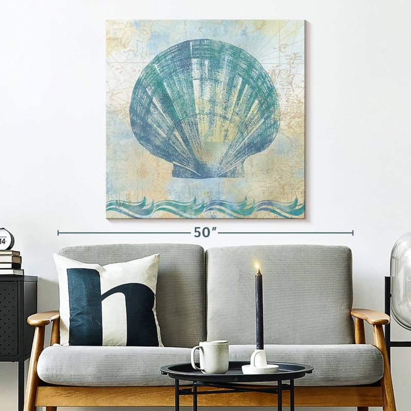 Aletra Scallop Treasure, 33" H x 33" W